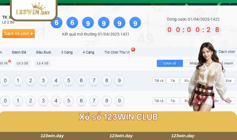 123WIN 791 Xổ số với đa dạng hình thức và mức thưởng lớn có thời gian chơi nhanh chóng