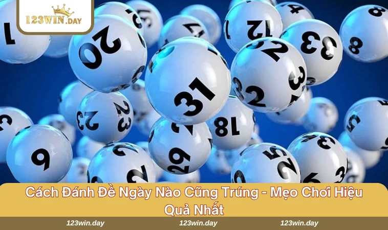 Cách đánh đề ngày nào cũng trúng