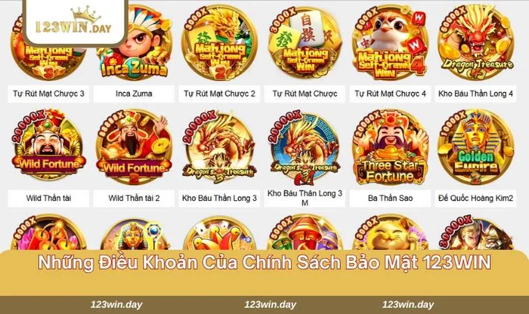 Những điều khoản, điều kiện liên quan đến chính sách bảo mật tại 123WIN