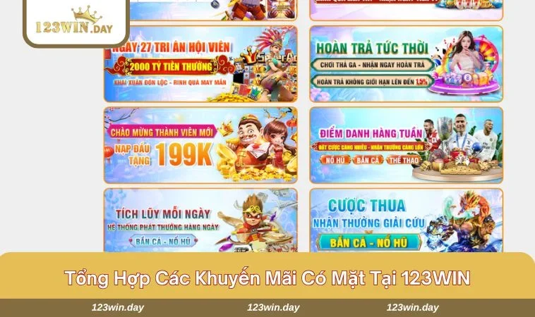Khuyến Mãi 123WIN - Nhận Thưởng Hấp Dẫn Và Độc Quyền Ngay 689 Nhà cái triển khai khuyến mãi 123WIN với giá trị cực kỳ hấp dẫn